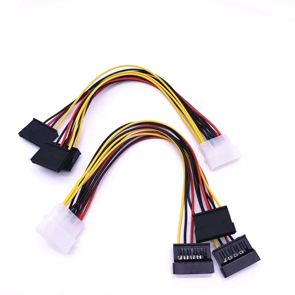 

Computer Connection 4 Pin IDE Molex SATA To 3 Serial Extension Adapter Cable Power Splitter Adapter Extension Cable