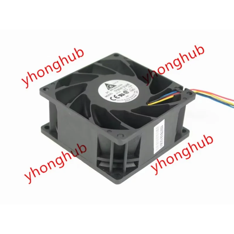 

Delta Electronics TFB0812UHE Server Cooling Fan DC 12V 2.34A 80X80X38mm 4-Wire