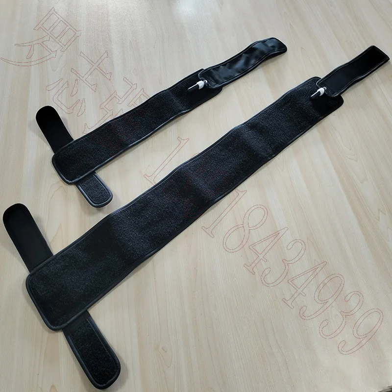 Yoga exercise, fitness,  blood flow restriction straps, arm and thigh exercise training, compression straps, inflatable style