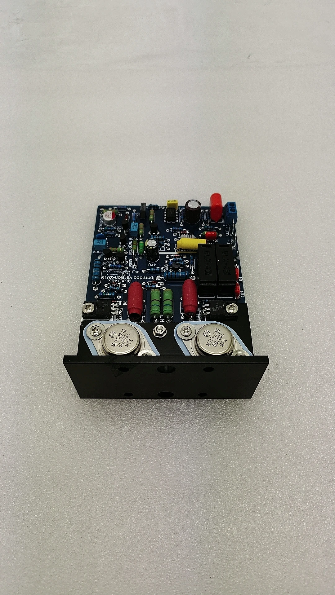 زوج واحد من مضخم الطاقة الكلاسيكي WEILIANG AUDIO Quad 405 المنسخ لوحة مجمعة وتم اختبارها