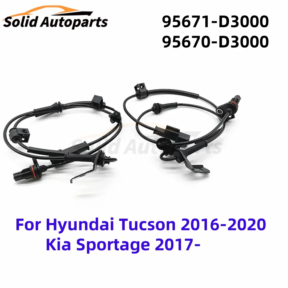 Front Right Left ABS Speed Sensor 95671-D3000 95670-D3000 95671-F8000 For Hyundai Tucson 2016-2020 / Kia Sportage 2017-2022