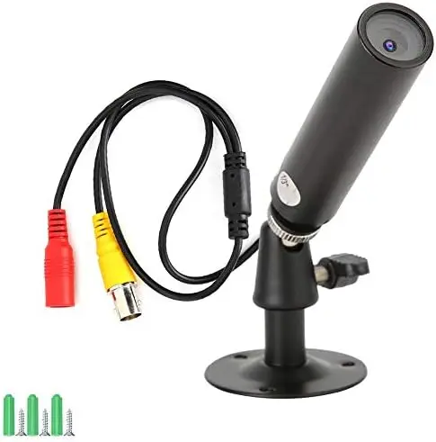 CCTV 1/3 CCD 1000TVL HD 3.6mm Mini Bullet Security Camera Indoor Surveillance Camera with Bracket