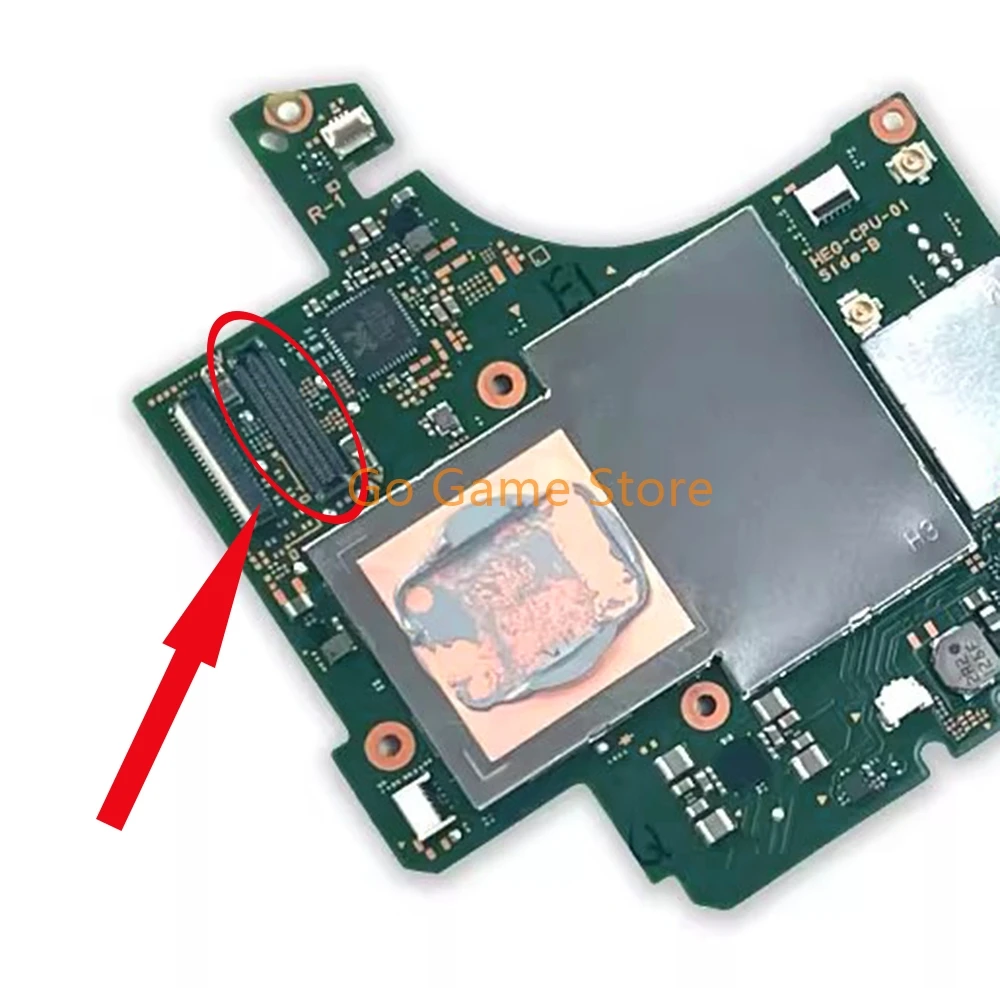 1pc substituição original mainboard cartão slot soquete para nintendo switch oled console acessórios de jogo