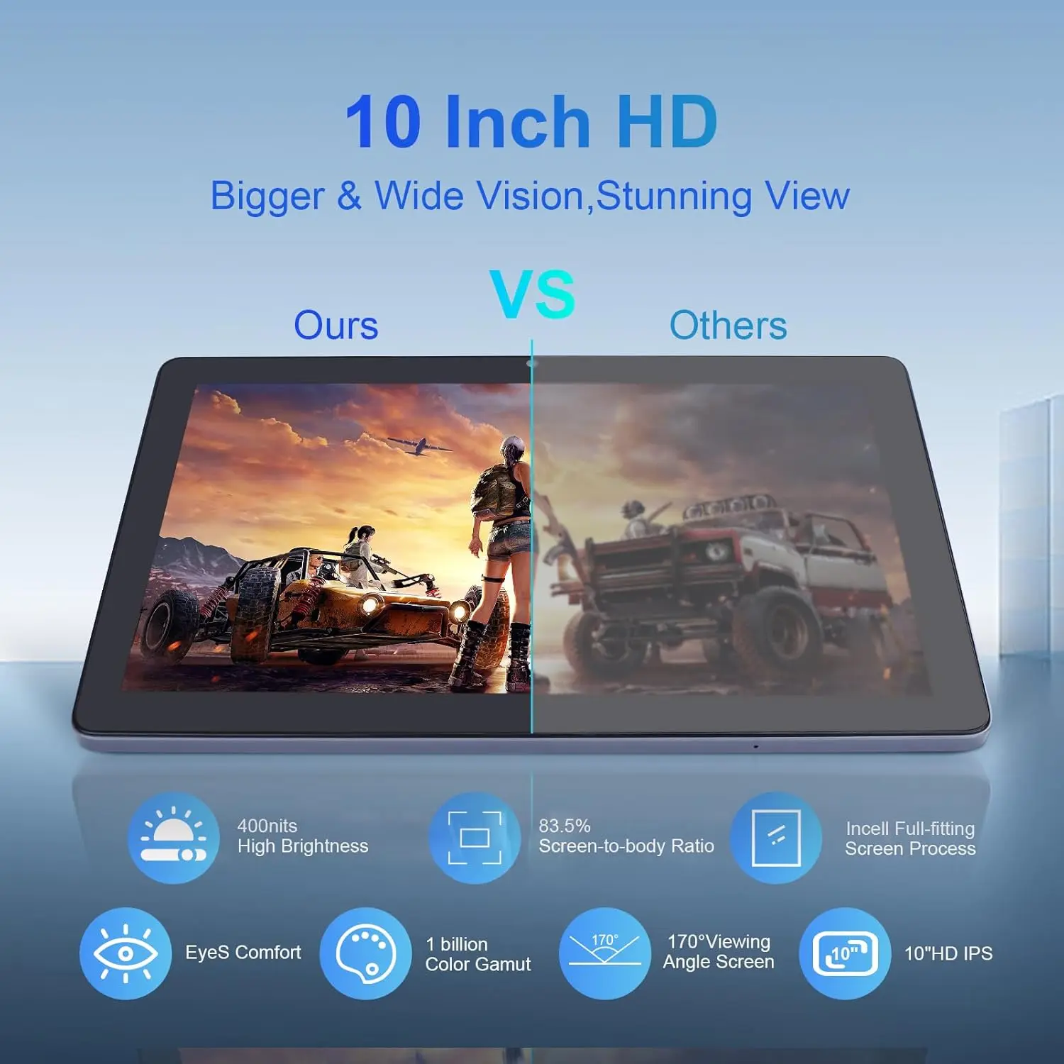 ew T616 WIFI Tablet 10,1 Inch HD IPS Display Widevine Android 13 12 GB (4 + 8 Uitbreiden) 256 GB 5000 mAh Batterij PC Pad