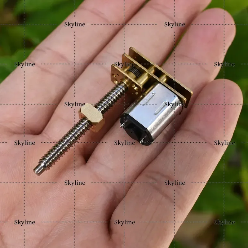 Miniature Linear Motor For Fingerprint Lock Gimbal 3D Printer Lifting Platform JGA1024 N20 Gear Motor
