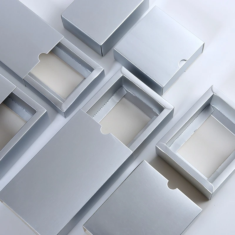 scatola-a-cassetto-in-cartone-argentato-pieghevole-monocolore-per-confezioni-regalo-e-accessori-semplice-e-multiuso-di-alta-gamma