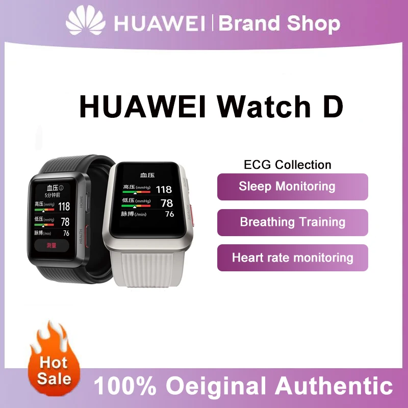 

New Original HUAWEI Watch D SmartWatch Wrist ECG Blood Pressure Recorder Sleep Heart Rate Health Monitoring Sport Smart Watch