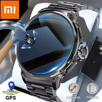 Xiaomi New 1.85-inch ultra HD smartwatch, ALL 2025 GPS track, HD Bluetooth call; 710 mah large battery 400+ dial,
