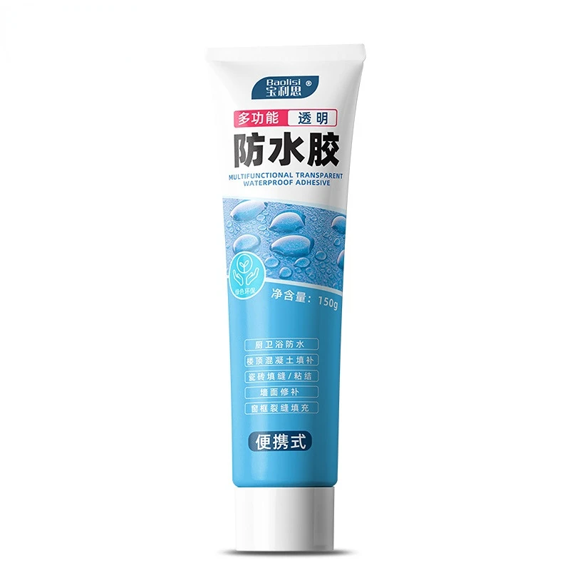 Household transparent waterproof glue interior and exterior wall bathroom crack anticorrosion multifunctional waterproof glue