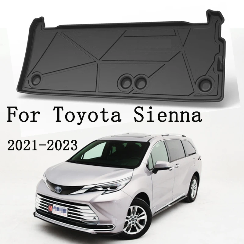 Niestandardowe mata bagażnika samochodowego dla Toyota Sienna XL40 4th 2020 2021 2022 TPO akcesoria samochodowe niestandardowe mata do wyłożenia podłogi bagażnika