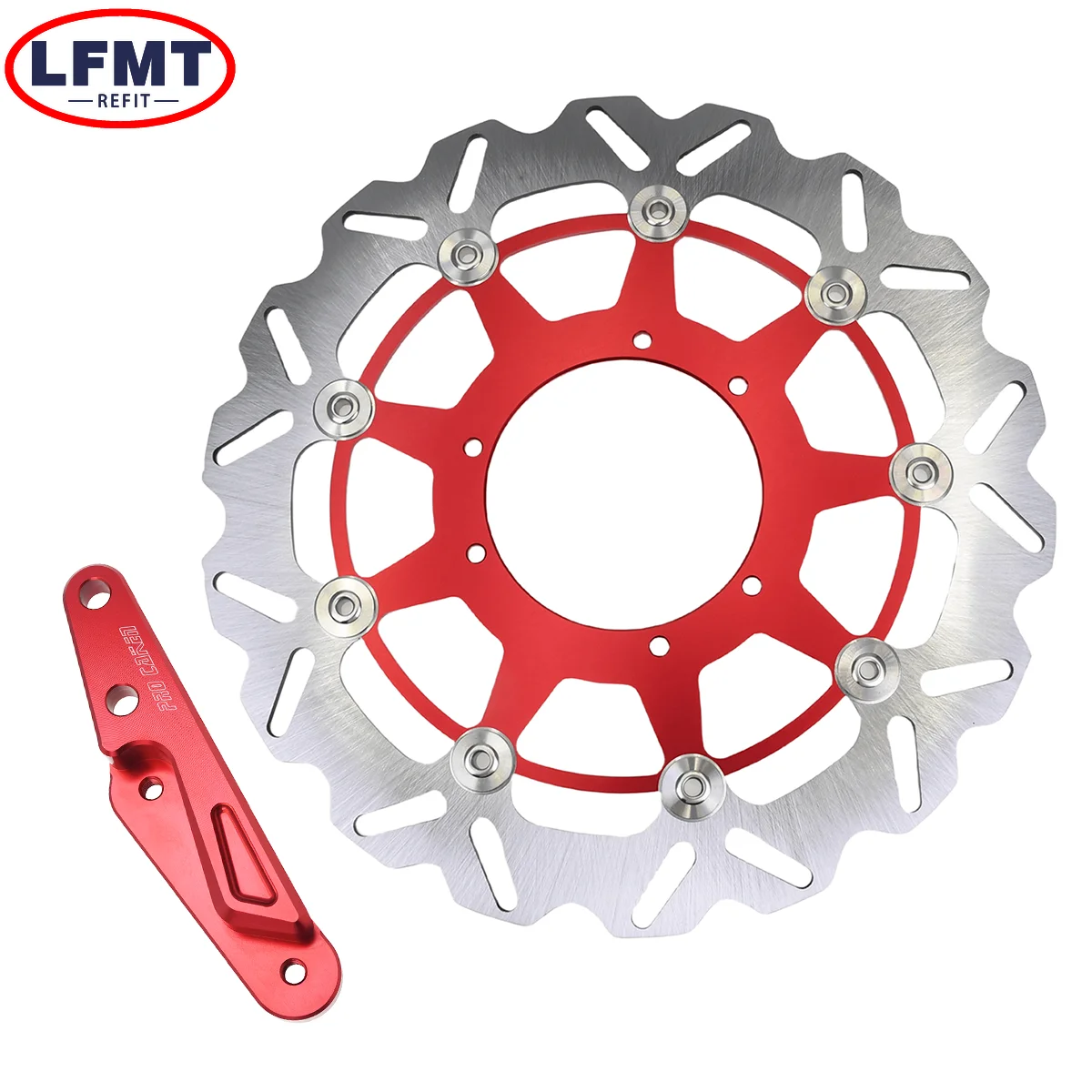 Motorcycle 320mm Rotor Disk Front Floating Brake Disc ForHonda CR125 CR250 CRF250R CRF450R CRF450R CRF250X CRF250RX CRF450RX Etc