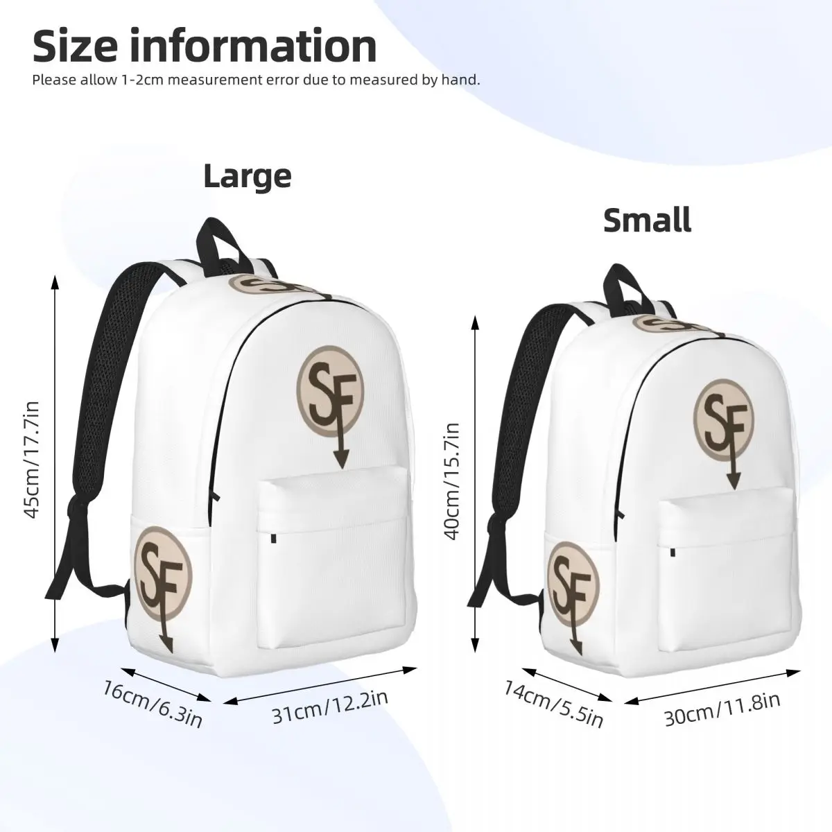 Horror Games Sanitys Falls Sally Face Teenage Backpack Outdoor High School Work Daypack for Men Women Laptop Shoulder Bag