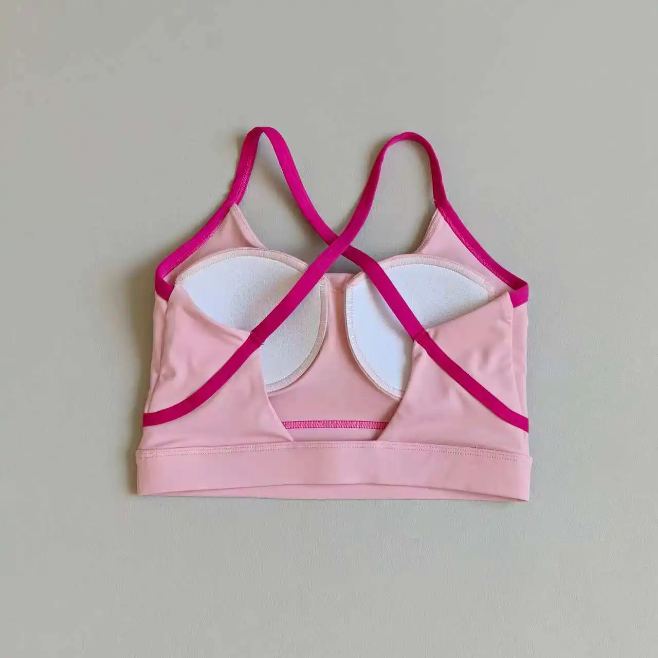 Stoßfester Push-Up-Sport-BH für Damen, schnelltrocknend, Lauf- und Yoga-Top, sexy Rückenfreies Fitness-Oberteil – Detail 6