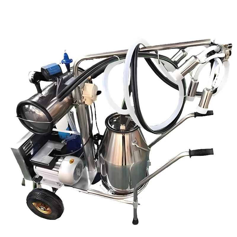 Factory Wholesale Cattle And Sheep Portable Cow Milking Machine Dairy Equipment Automatic Large Capacity