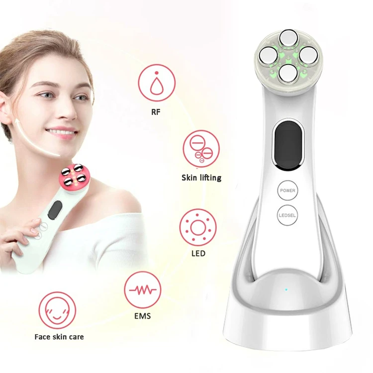 المكتبة الذكية منتجات الاتجاه الجديد 2022 متعددة الوظائف العناية بالجمال مايكرو الحالي جهاز تجديد الوجه مدلك الوجه #5