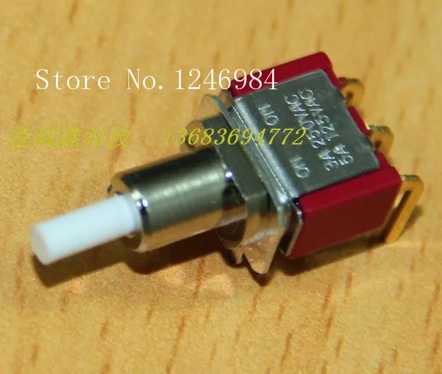 [SA]L8601-A4 horizontal with lock button toggle switches Taiwan SH single button normally open normally closed switch--20pcs/lot