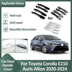 Door Handle Cover Trim For Toyota Corolla E210 Auris Allion 2020~2024 Car Atuo Protective Exterior Accessories Stickers Styling