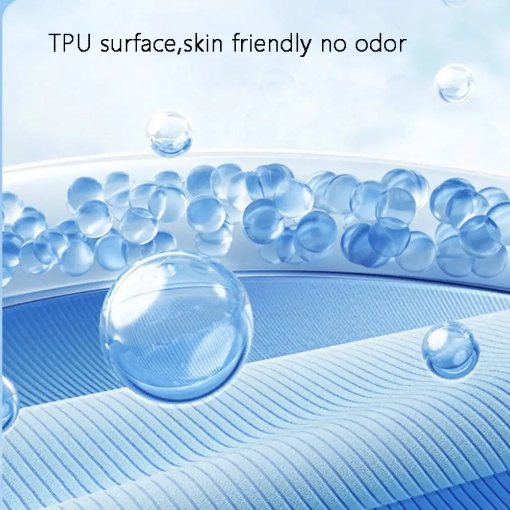 1/2Pcs Cool Tube Neck Cooling Ring Portable Summer Gadget Neck Cooler Collars Wearable Reusable Ice Cushion Pillow Cycling
