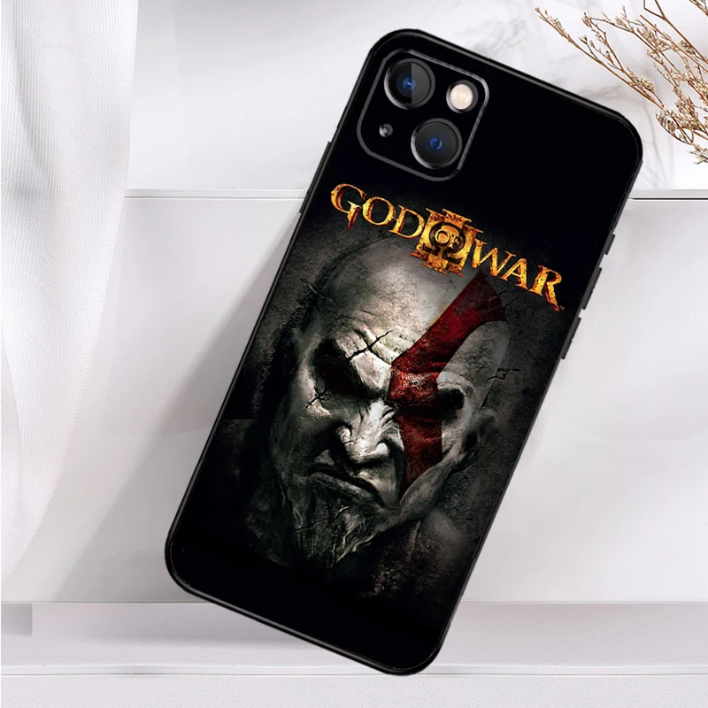 God of War Phone Case For iPhone 14 13 12 11 16 15 Pro Max Plus Mini 7 8 X XR XS Max Soft Cover