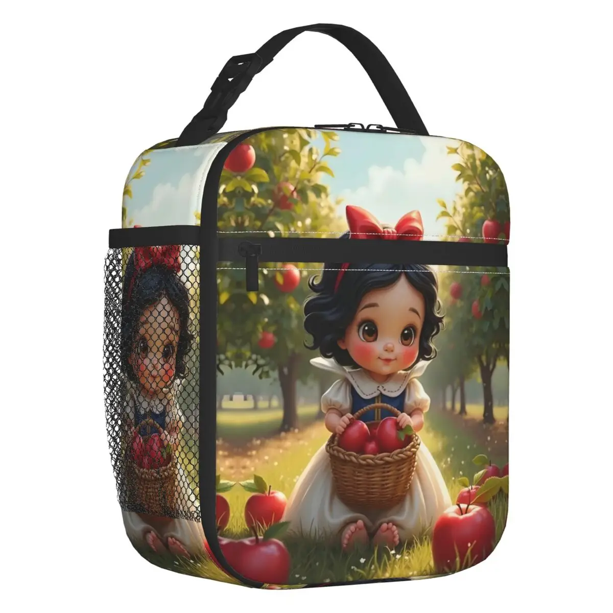 

Custom Snow White And The Seven Dwarfs Lunch Bag Thermal Cooler Fashion Film Insulated Lunch Box for Student School