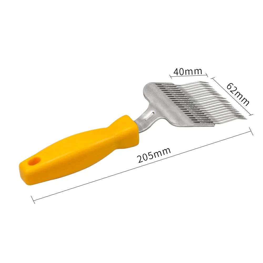 Uncapping Fork 21 Pin Honeycomb Scratcher Cut Straight Tines Honey Fork Tools For Beekeeping Capping Honey Knife Cutter