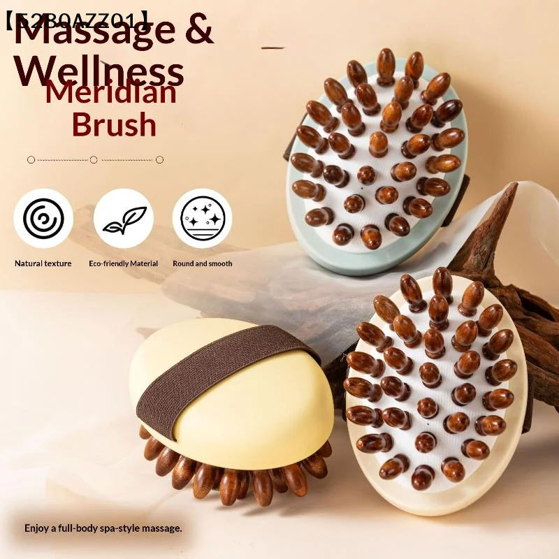 

1Pcs Meridian Massage Brush Soft Manual Full Body Gua Sha Massager Head Abdomen Leg Body Relaxation Home Use Anti-Fatigue