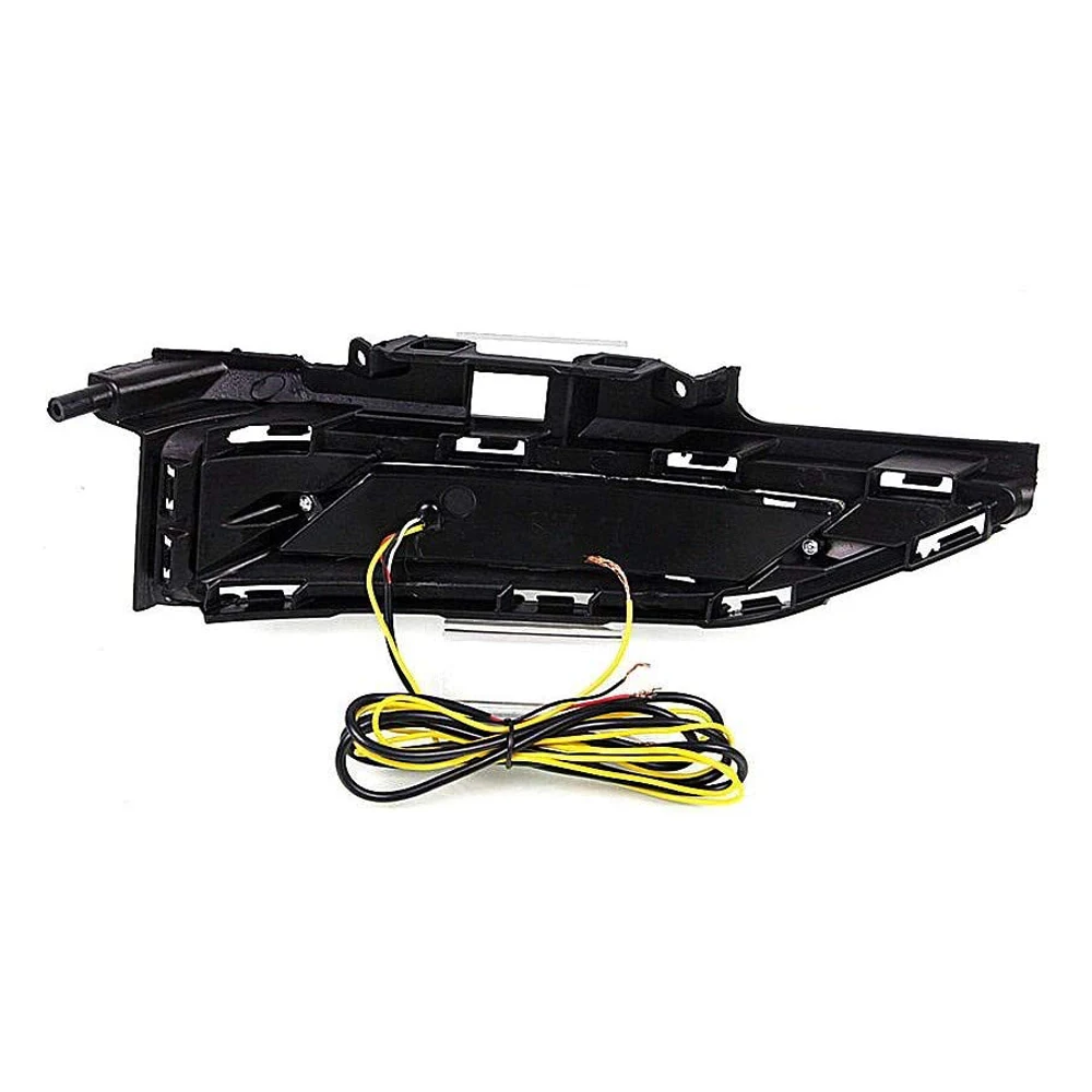 2Pc DRL Daytime Running Lights Fit For Hyundai Encino Kona 2017-2018, High Performance Waterproof Front Fog Lamp LED  MCL444AYB