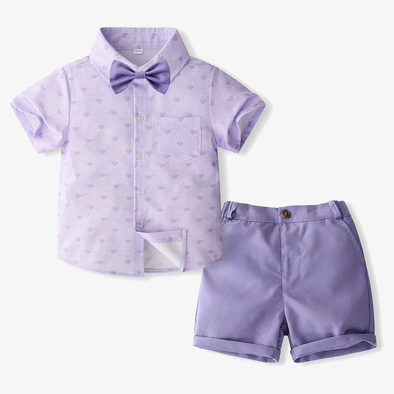 Summer New Products: European and American style Children's Clothing,Boys' Short sleeved Shirt, Gentlemen's Dress,Year End Dress