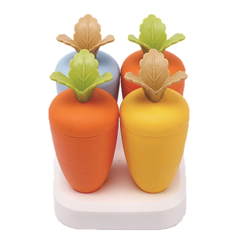 

Reusable Plastic Ice Cream Mold for Creative Carrot Fashion Anti-drip Gift