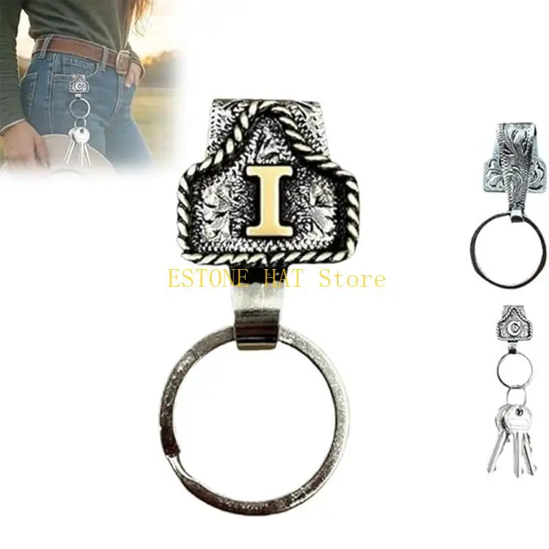 Western Metal Keychain Key Holder For Belt Quick Release Keychain Clip With Personalizing Design For Men Accessories