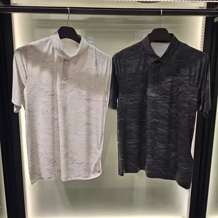 

Golf Clothing Men's Short Sleeved 2025 Spring New High-end Sports Golf Shirt