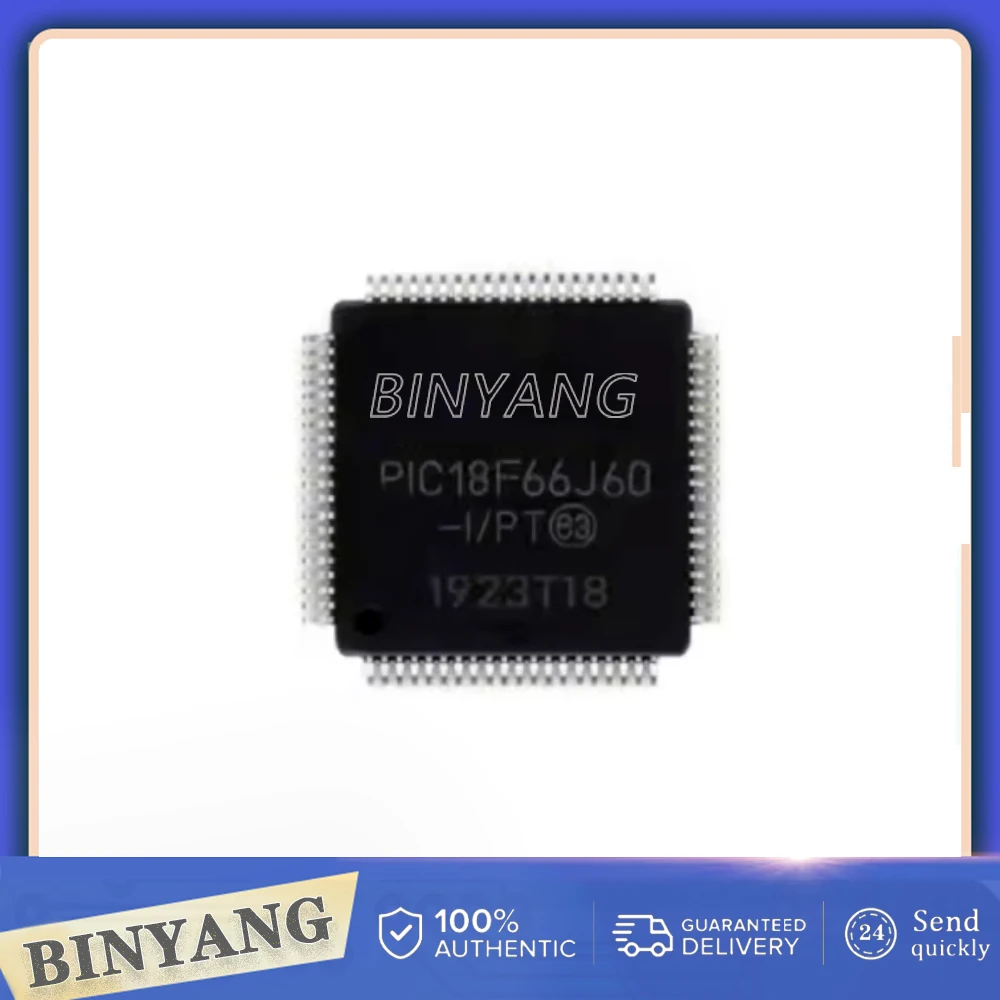 10pcs/lot PIC18F66J60-I/PT In Stock QFP64 Encapsulation
