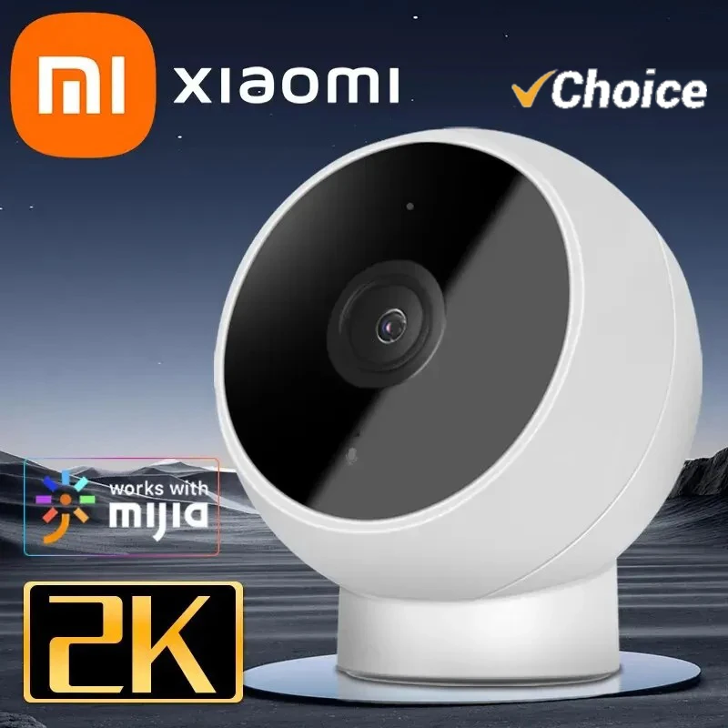 XIAOMI Smart IP Camera Standard Edition 2K HD Infrared Night Vision CCTV Voice Intercom AI Alarm Magnetic Base Home WiFi Camera