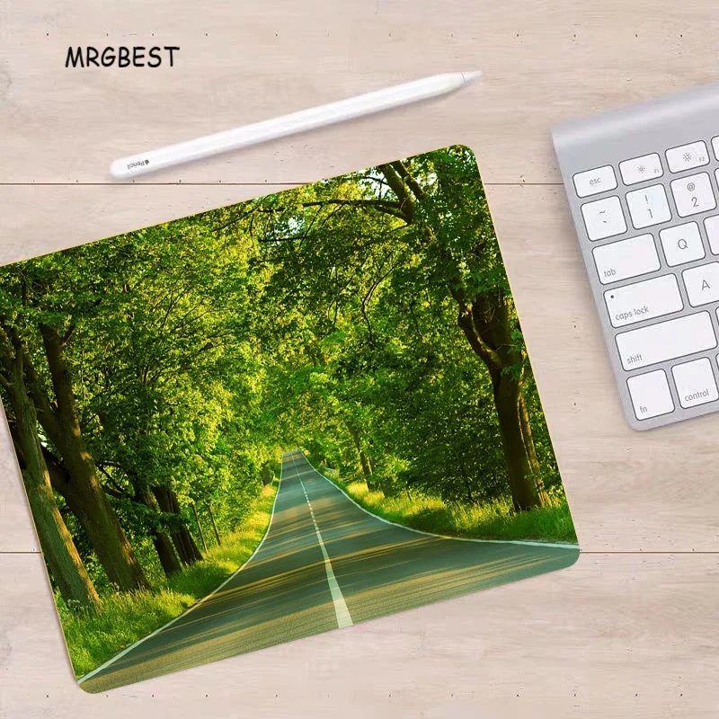 MRGBEST Mouse-pad Small Size Trees Season Non-slip Rubber Mats Computer Accessories Mouse Pad for Game Player or Office Worker