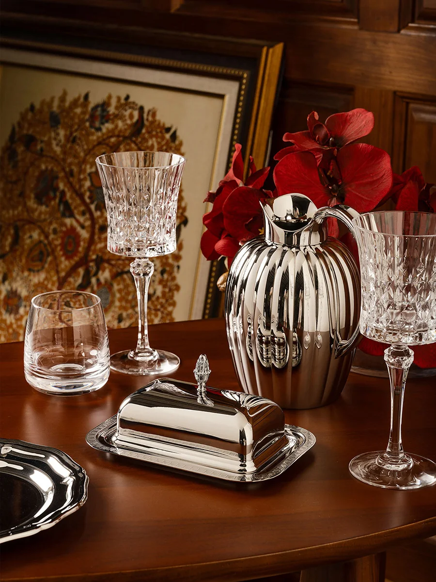 

Блюдо для масла из нержавеющей стали с крышкой, роскошный поднос для масла на столешницу, высококачественный контейнер для масла для домашнего декора, кухня