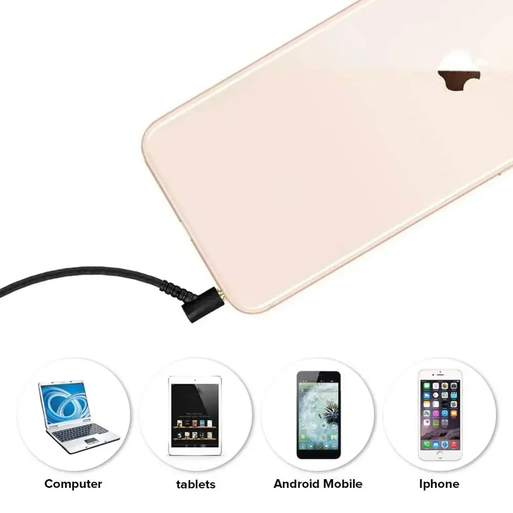 Ofc substituição áudio estéreo aux 3.5mm cabo de extensão cabo fio para bose qc15 qc2 quietcomfort conforto silencioso qc 15 2 fones de ouvido