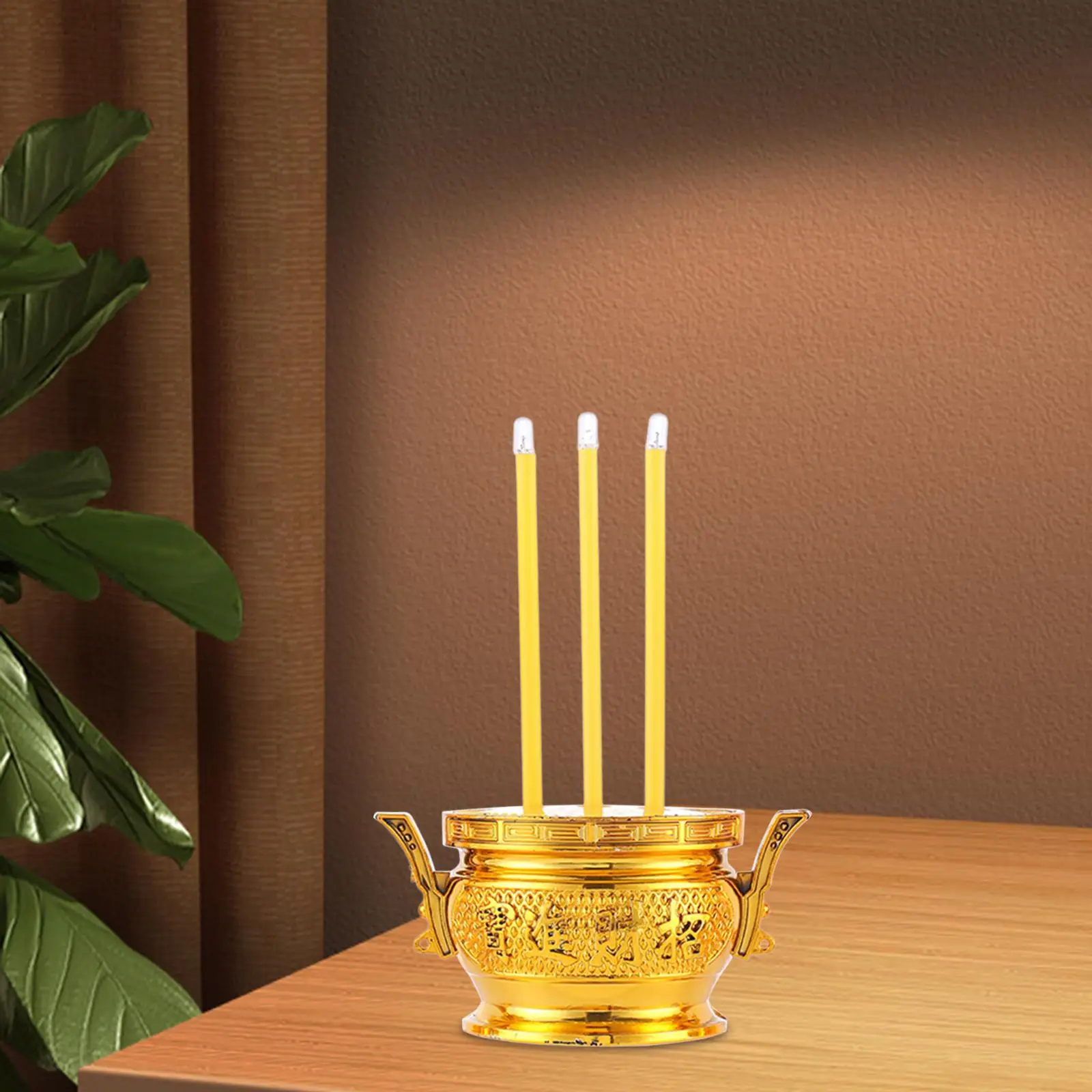 Quemador de incienso electrónico, vela LED para celebración del hogar de bodas