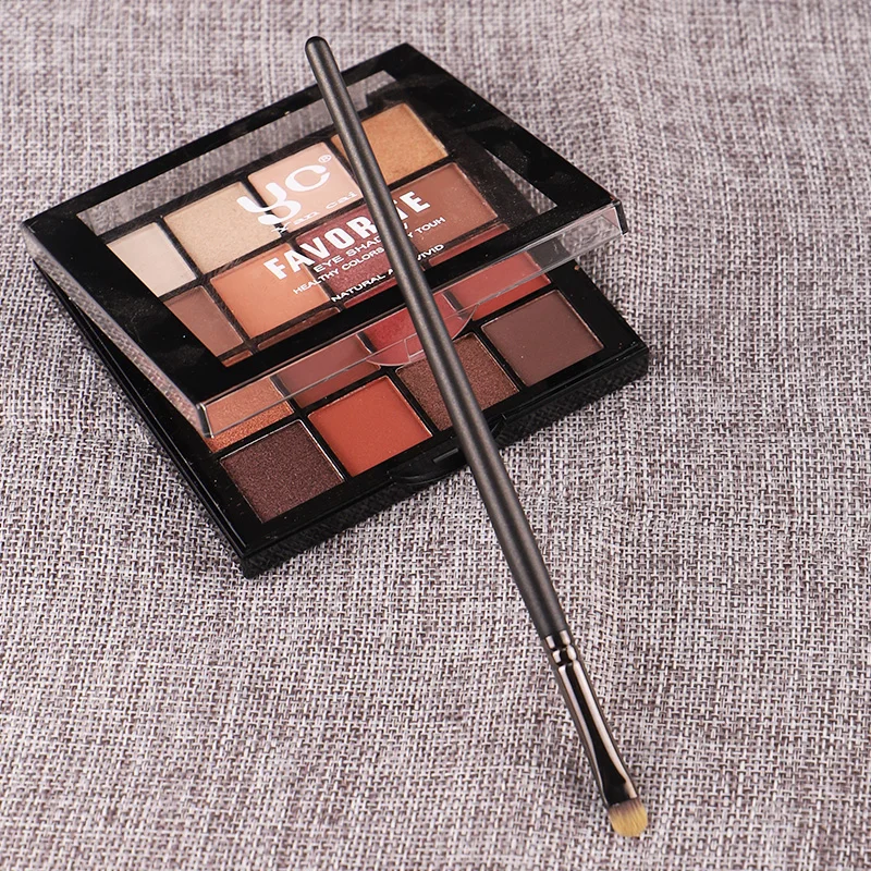 แปรงแต่งหน้าพิกัสโซ เกรย์ หมายเลข 302 แปรงเขียนขอบตา ขนแปรงไฟเบอร์ ด้ามไม้เนื้อแข็ง แปรงเขียนขอบตาแบบมืออาชีพ