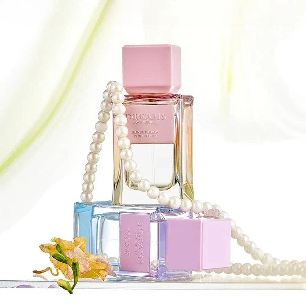 Perfume original feminino de alta qualidade, perfume fresco eau de tulite, fragrância de longa duração, notas frutadas de ébano, presente para mulheres