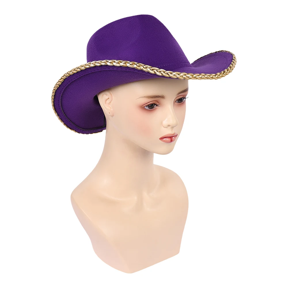 

Nico Robin Purple 2026 Live Action TV Pirate Cosplay Costume Women Elegant Peaked Cap Headgear Headwear Halloween Party Suits