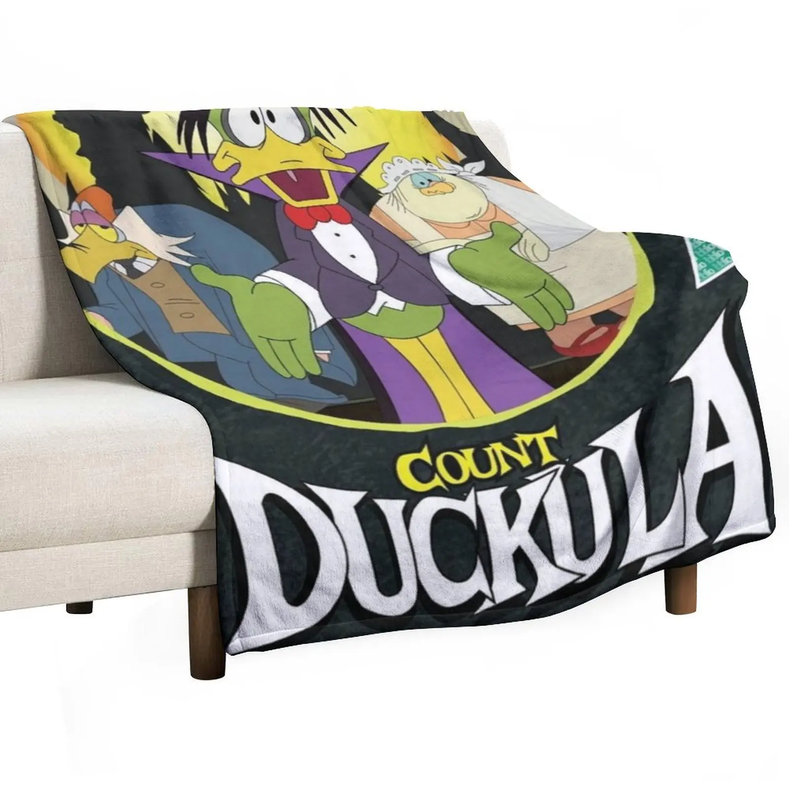 

Count Duckula Throw Blanket Decoratives Polar manga Blankets Sofas Of Decoration Blankets