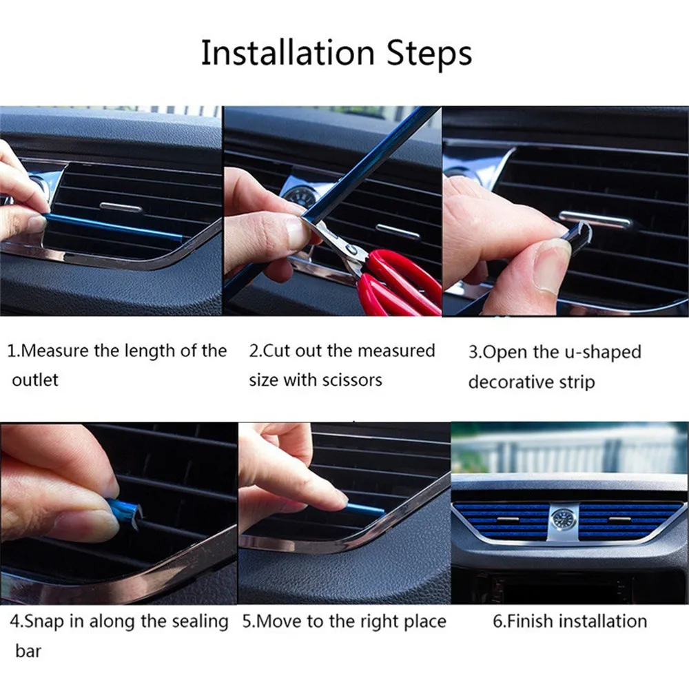 10pcs car styling air outlet trim strips parts for McLaren MP4-12C X-1 650S 540C P1 12C view 6