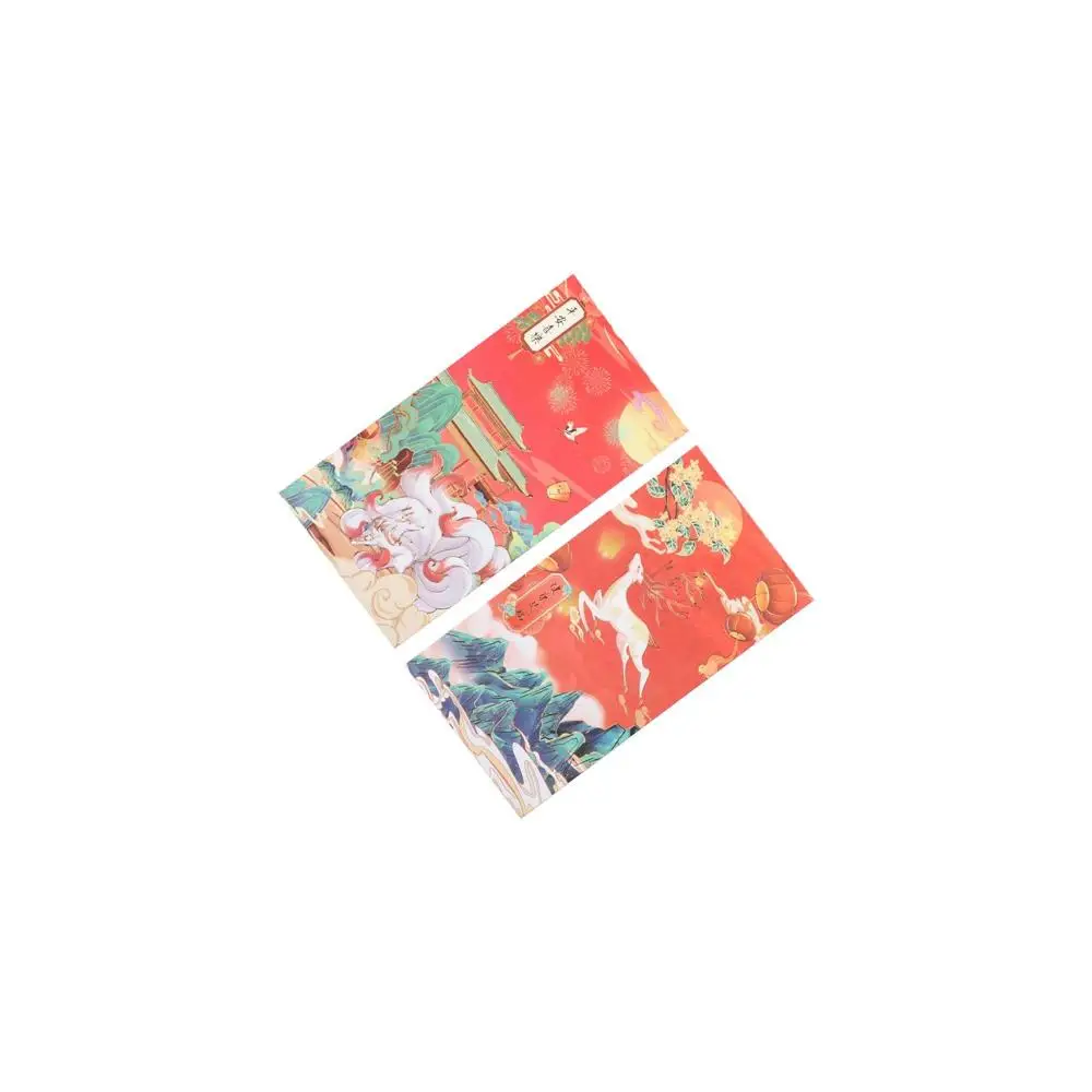 Creative Classic Crane Blessing Spring Festival Decoration Lucky Money Red Envelope Red Pocket Bless Pocket Chinese New Year