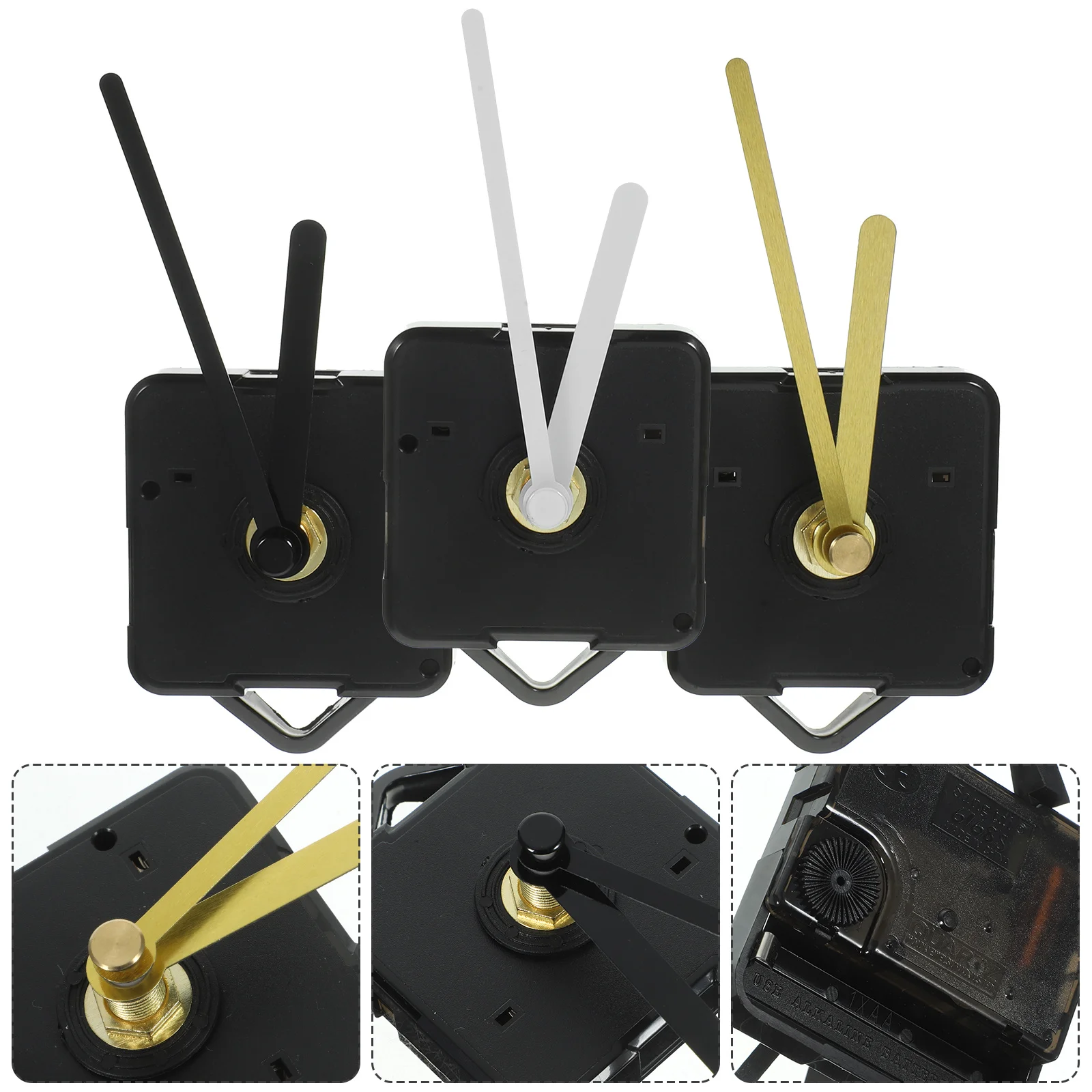 

1Set Clock Mechanism Replacement Silent Movements Operated DIY Craft Repair Kits Clock Mechanism Replacement