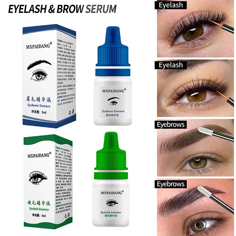 Suero de crecimiento rápido de cejas, producto antipérdida para el crecimiento del cabello de pestañas, previene la calvicie, maquillaje de cejas alargado más grueso y completo