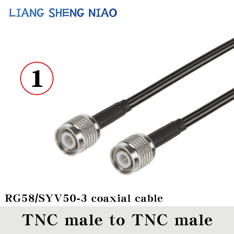 Коаксиальный кабель RG58, разъем «папа»-«мама»