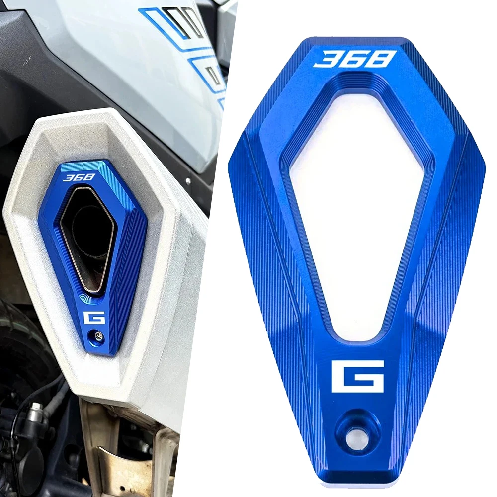 Image of Für ZONTES 368G 368 G Motorrad Modifiziertes Zubehör Auspuffrohr Schutz Dekorative Auspuffrohrspitzenabdeckung 368G Zubehör