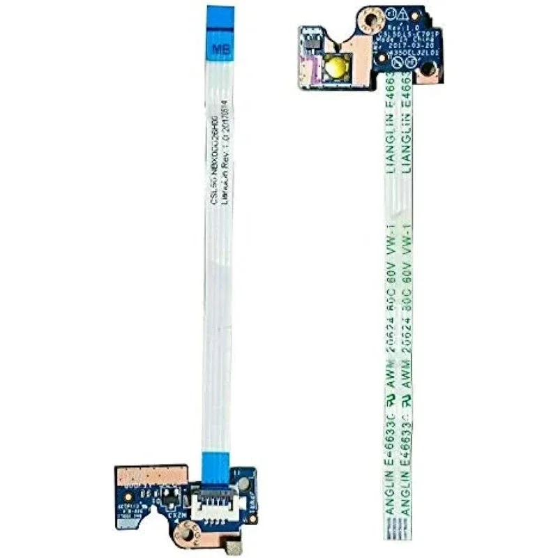 

For 15T-BR 15Z-BW 15-BW 15-BS 250 255 G6 CSL50 Power Switch Button Board with Cable Replacement LS-E791P Accessories