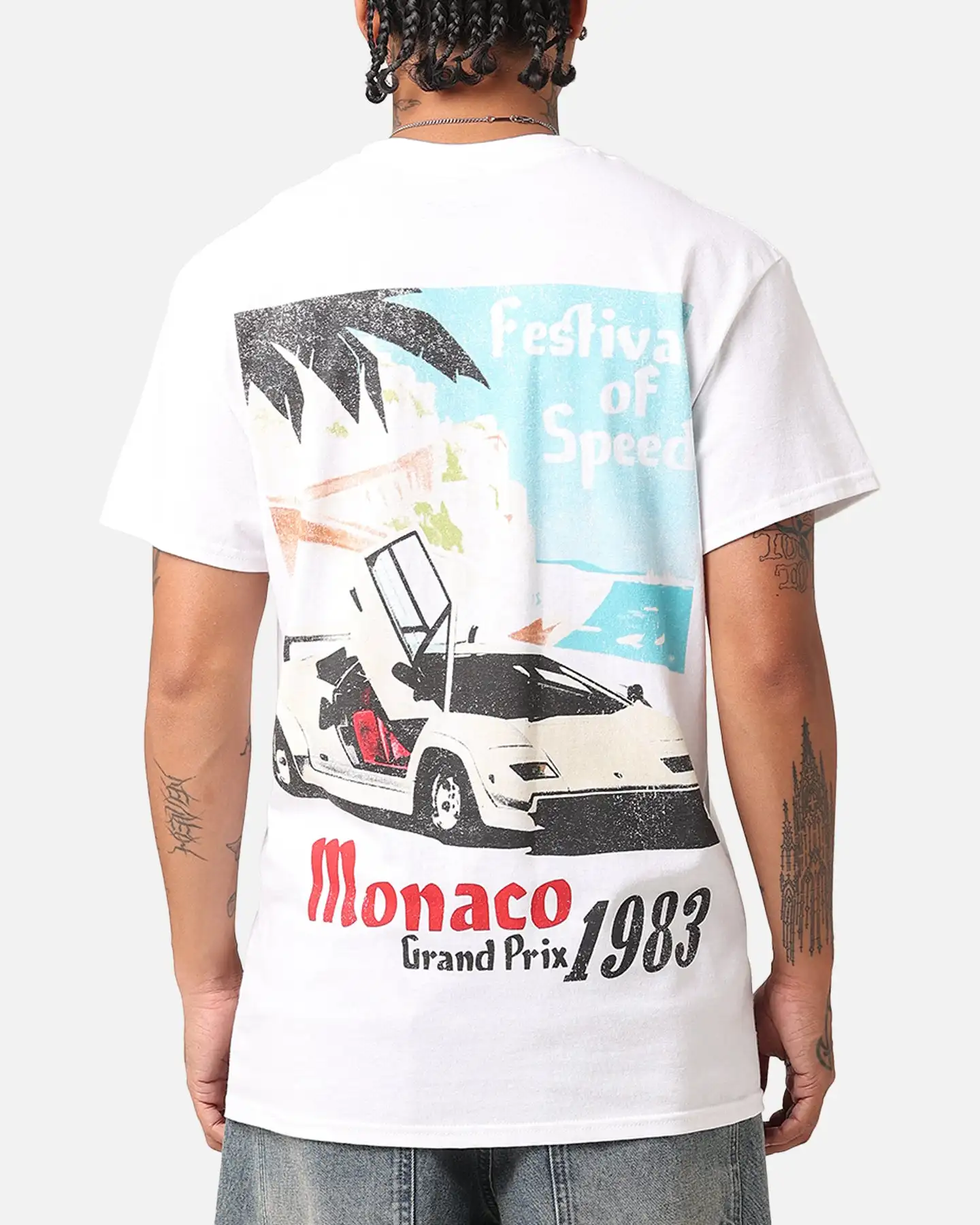 Goat Crew Monaco 1983 Graphic T-Shirt Cotton Men Women Streetwear Tee