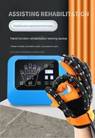 Portable rehabilitation robot Gloves Stroke Hemiplegia Cerebral Infarction Trainer Finger Exerciser Hand Function Repair